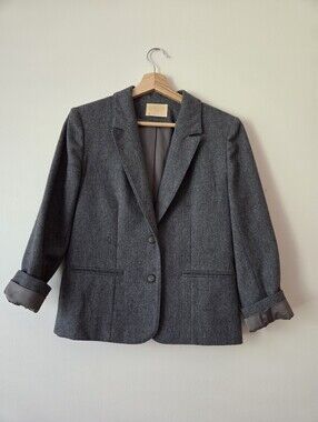 Pendleton Vintage Grey Wool Blazer